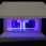 Solar Post Cap Light - Purple Light Solar Post Cap Light - Purple Light