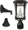 Aurora Solar Light with 3 Mounting Options