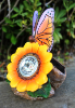 Butterfly and Sunflower Solar Lights - 2 Pack