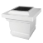 White Classy Cap Solar Deck Light White Classy Cap Solar Deck Light