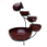 Red Solar Cascading Water Fountain Red Solar Cascading Water Fountain