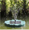 Solar Floating Lily Waterfall Fountain