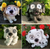 Solar Garden Statues - Puppy