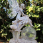 Solar Fairy with crackle ball & calla lilies statue