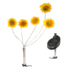 Solar Stainless Flexi 5 Sunflower Light