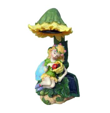 sunflower fairy garden statue